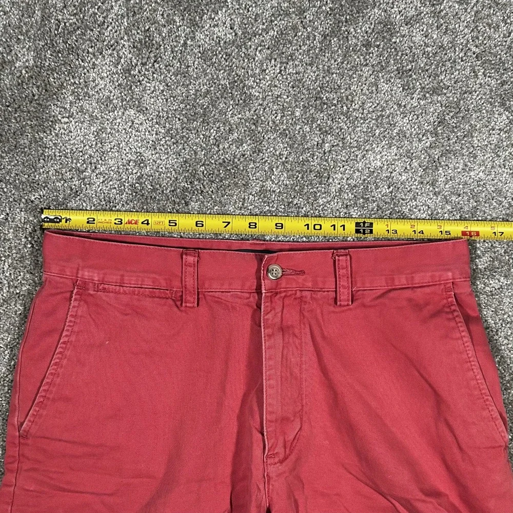Polo Ralph Lauren Prospect Shorts Mens 32 Red Classic Polo Chino Cotton 9 Inseam